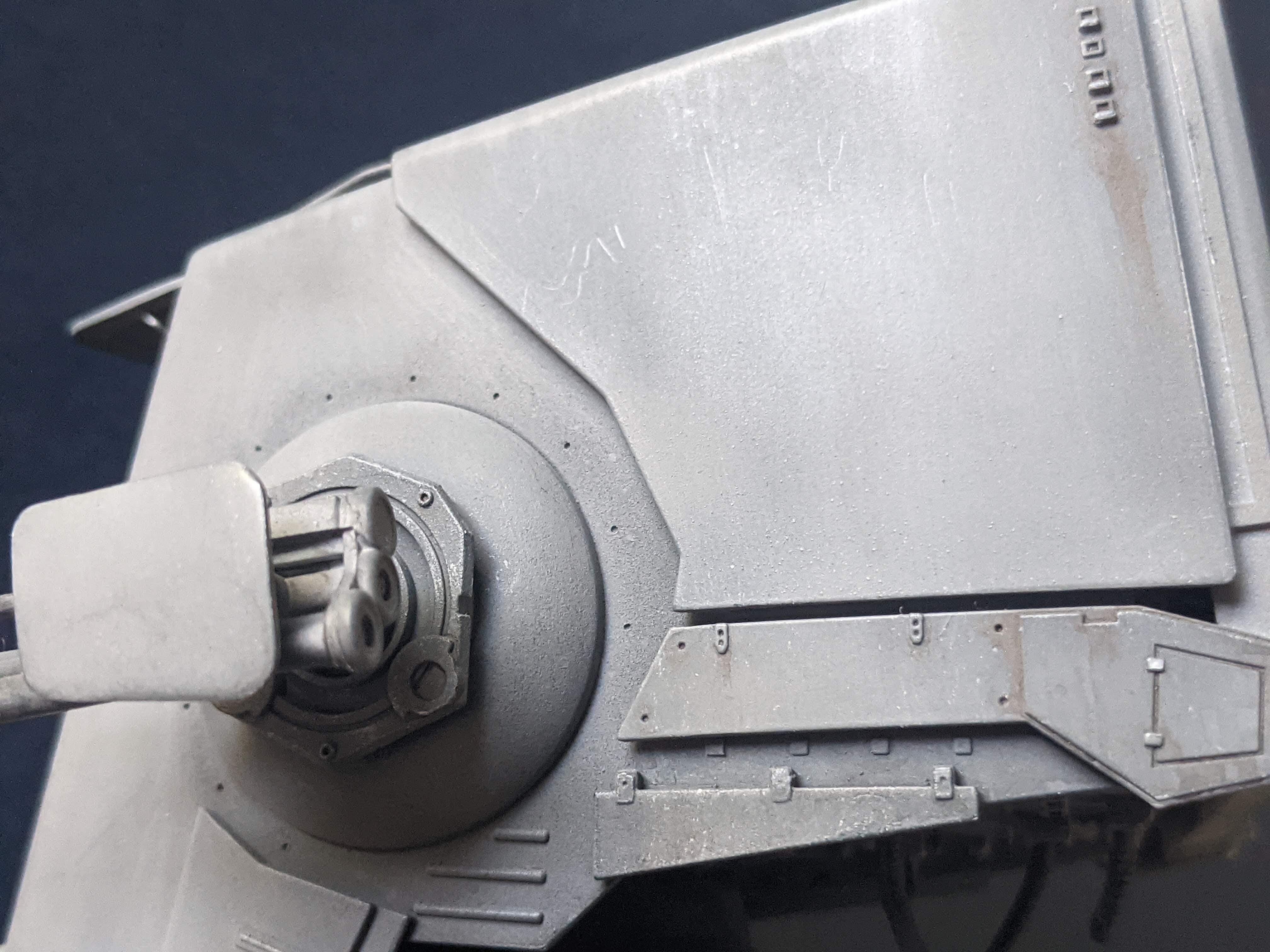 Bandai 1/48 Scout Walker build - Left Side Head Details - Akwalek RPF