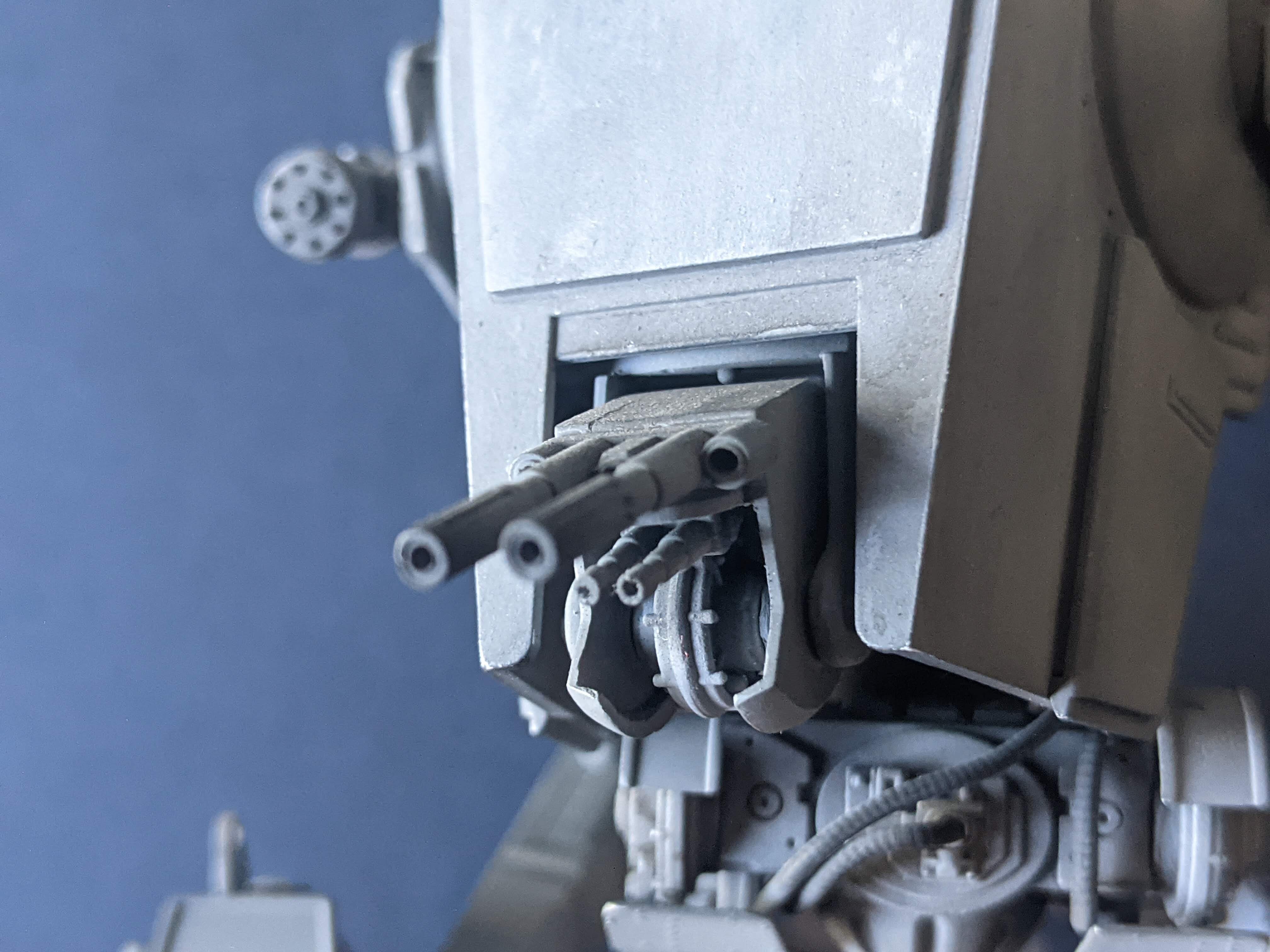Bandai 1/48 Scout Walker build - Chin Guns - Akwalek RPF
