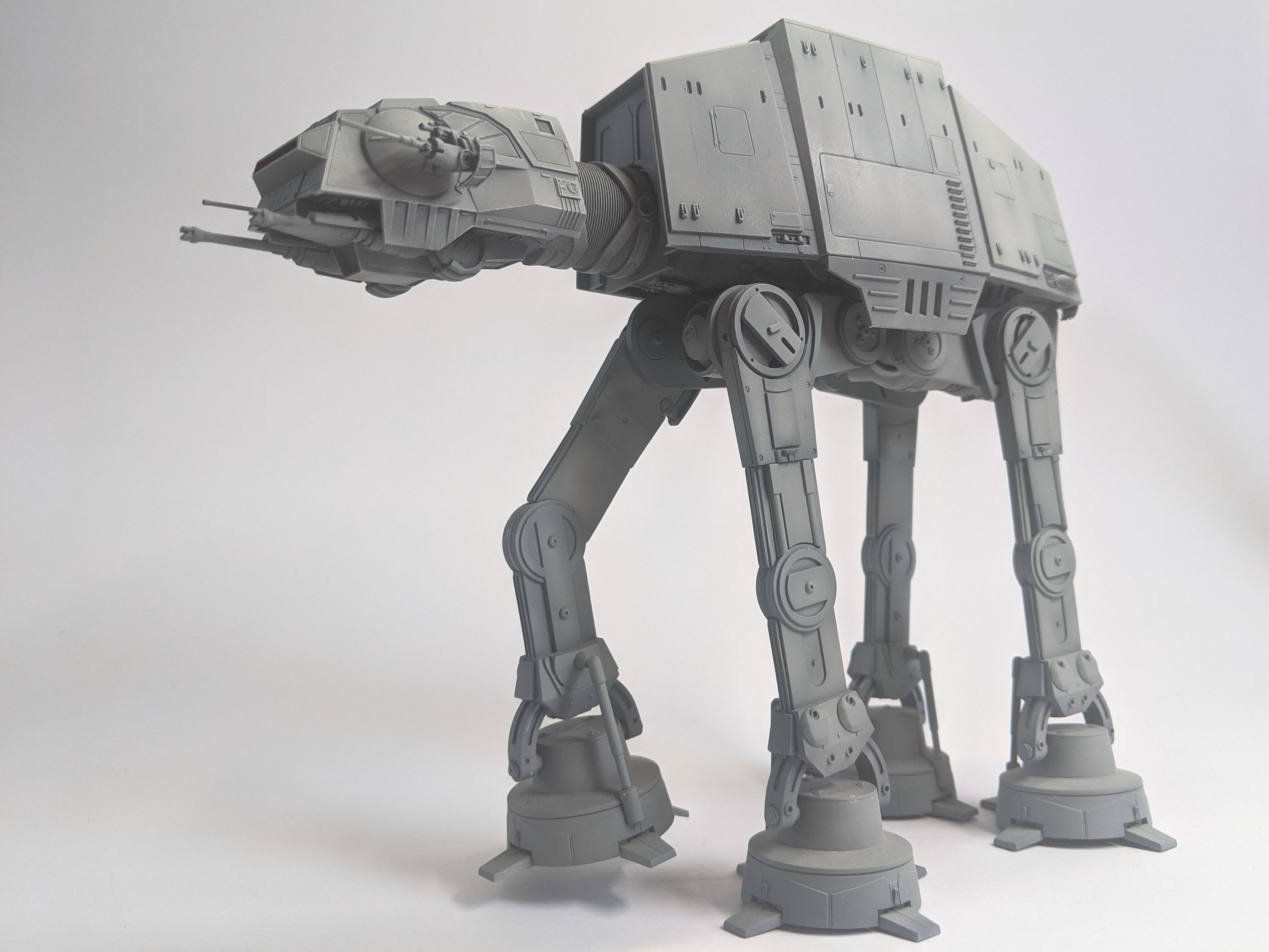 Bandai 1/144 AT-AT Walker build - Low Front Left - Akwalek RPF