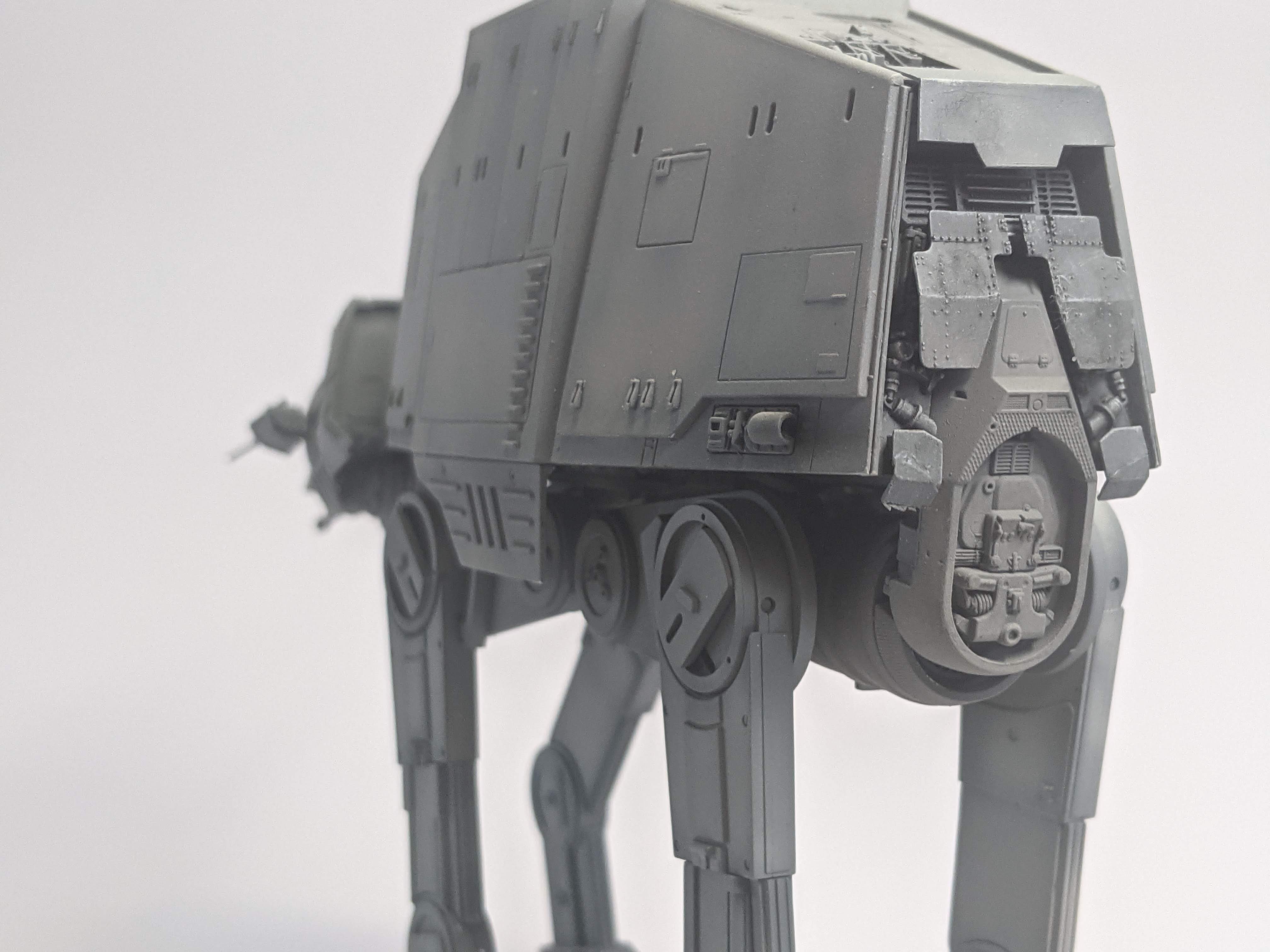 Bandai 1/144 AT-AT Walker build - Rear Left - Akwalek RPF
