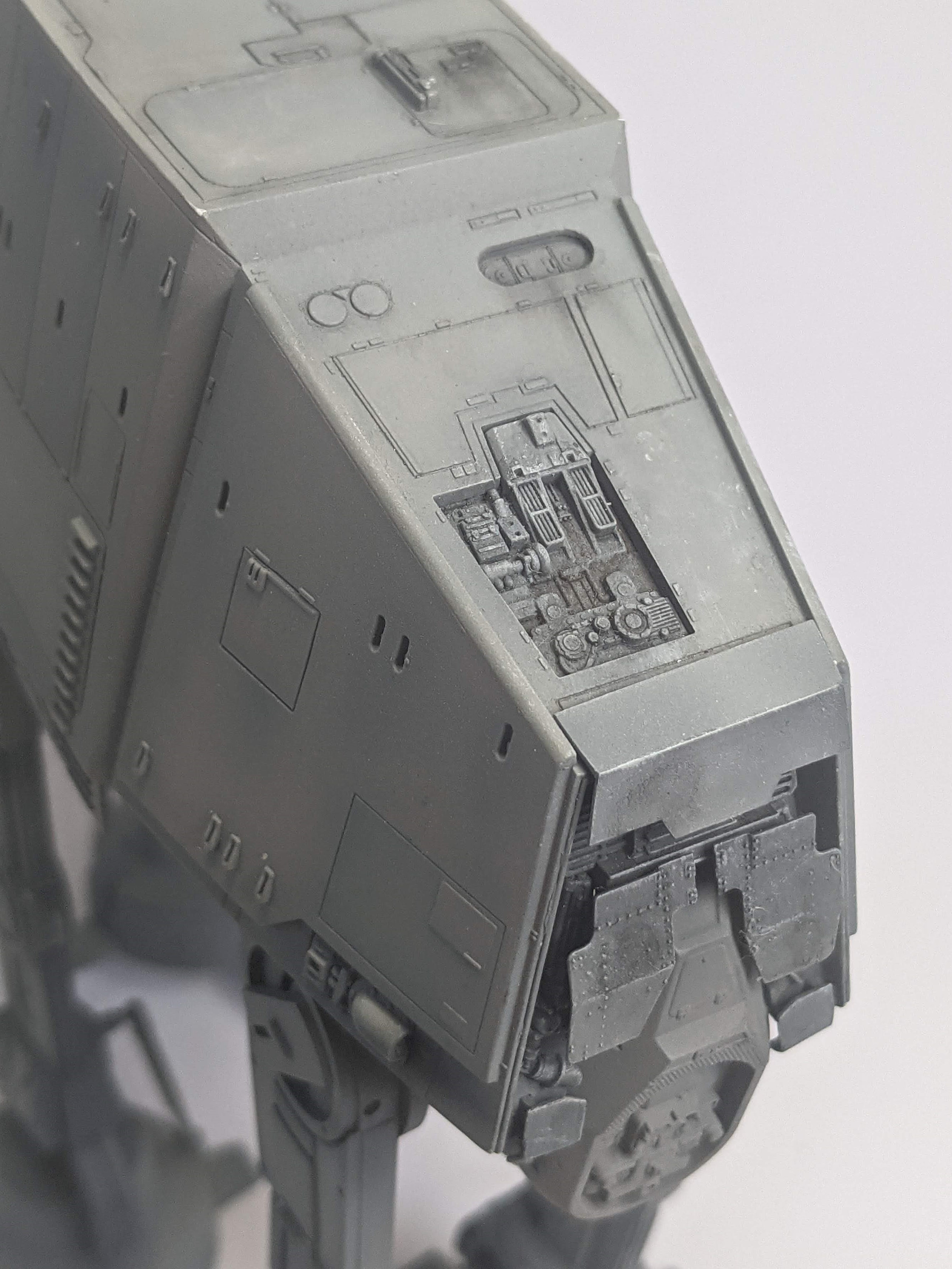 Bandai 1/144 AT-AT Walker build - High Rear Left - Akwalek RPF