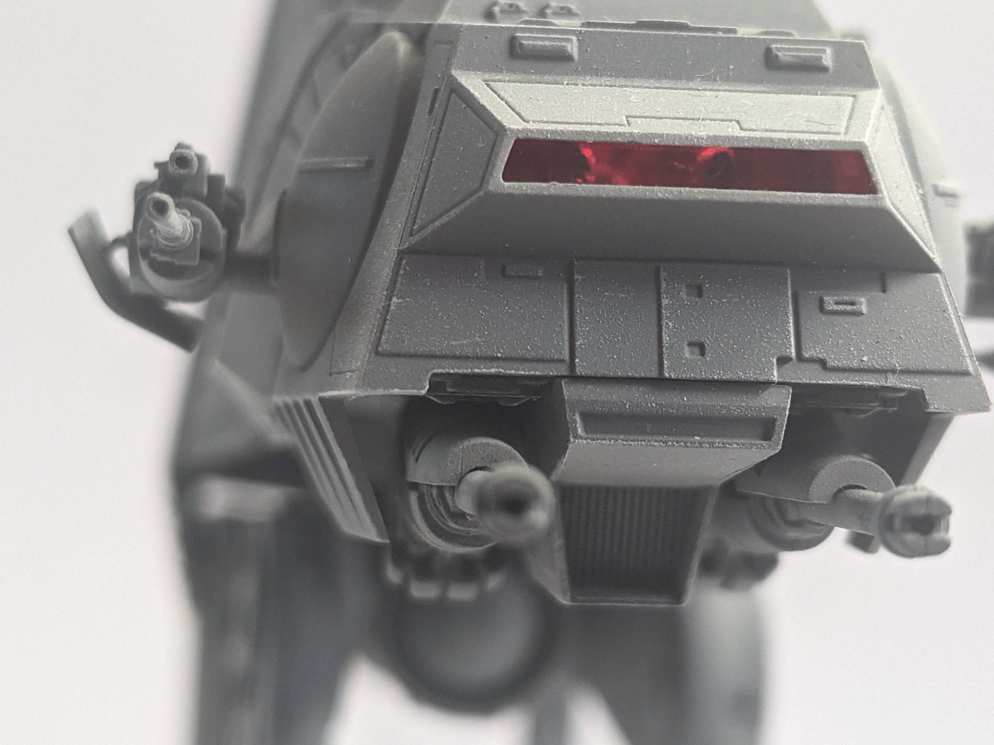 Bandai 1/144 AT-AT Walker build - Front Cockpit Lighting Close up - Akwalek RPF