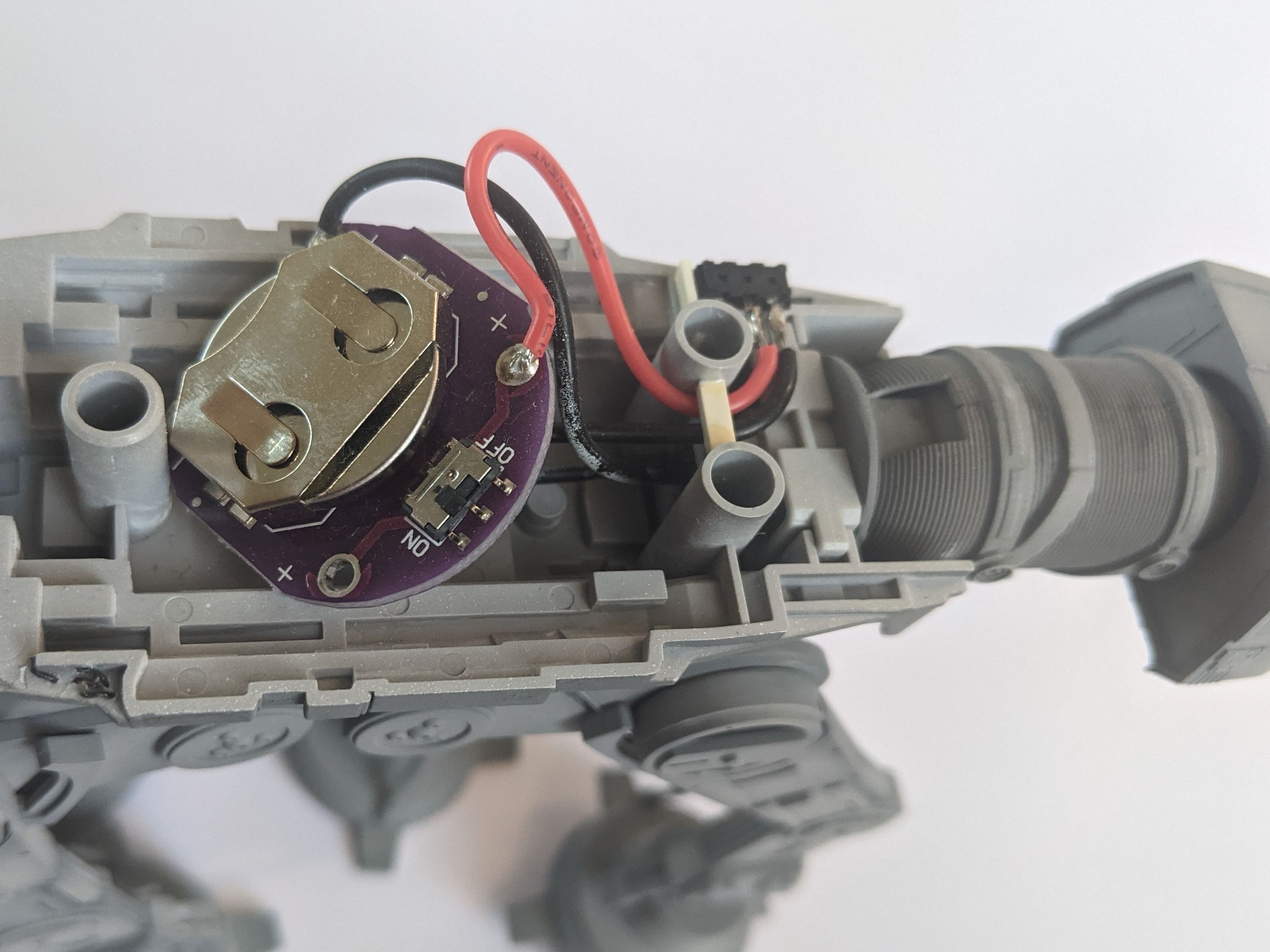 Bandai 1/144 AT-AT Walker build - Lighting Battery - Akwalek RPF