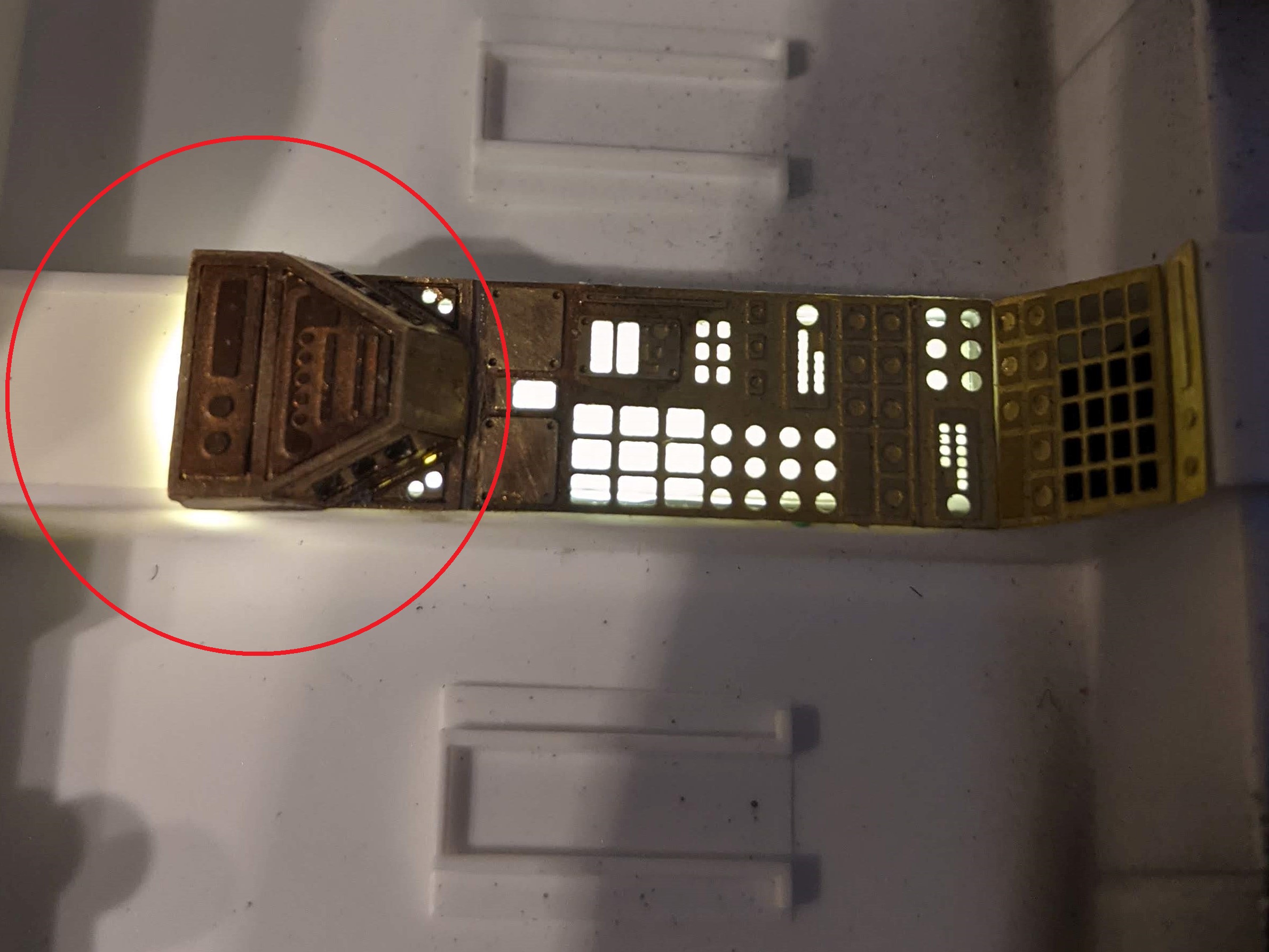 1/24 Deckard's Sedan Model - Light spilling Micropanel - Akwalek RPF