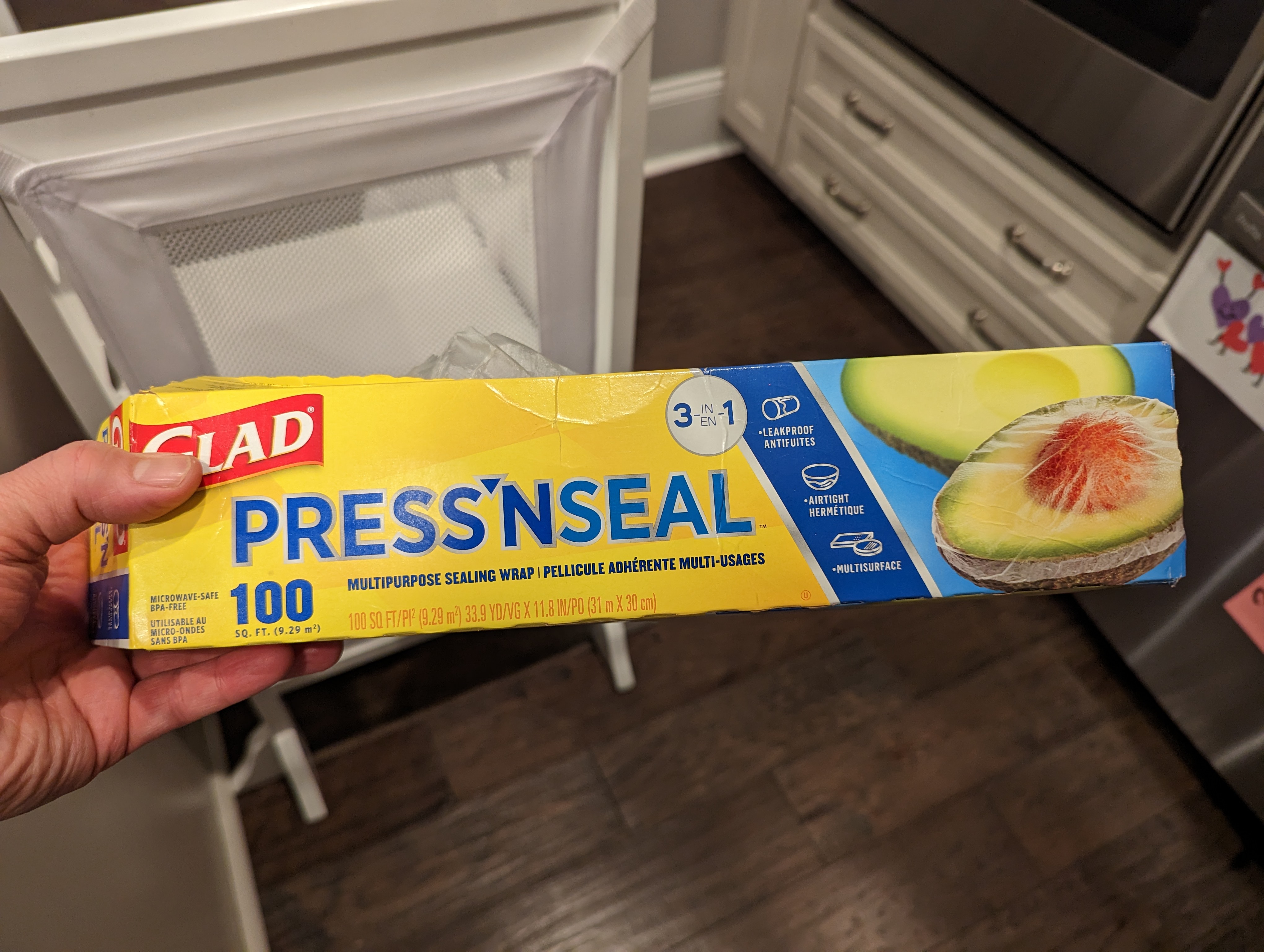 Press'n Seal Plastic Wrap, Clear, 70 sq ft. - Advanced Safety