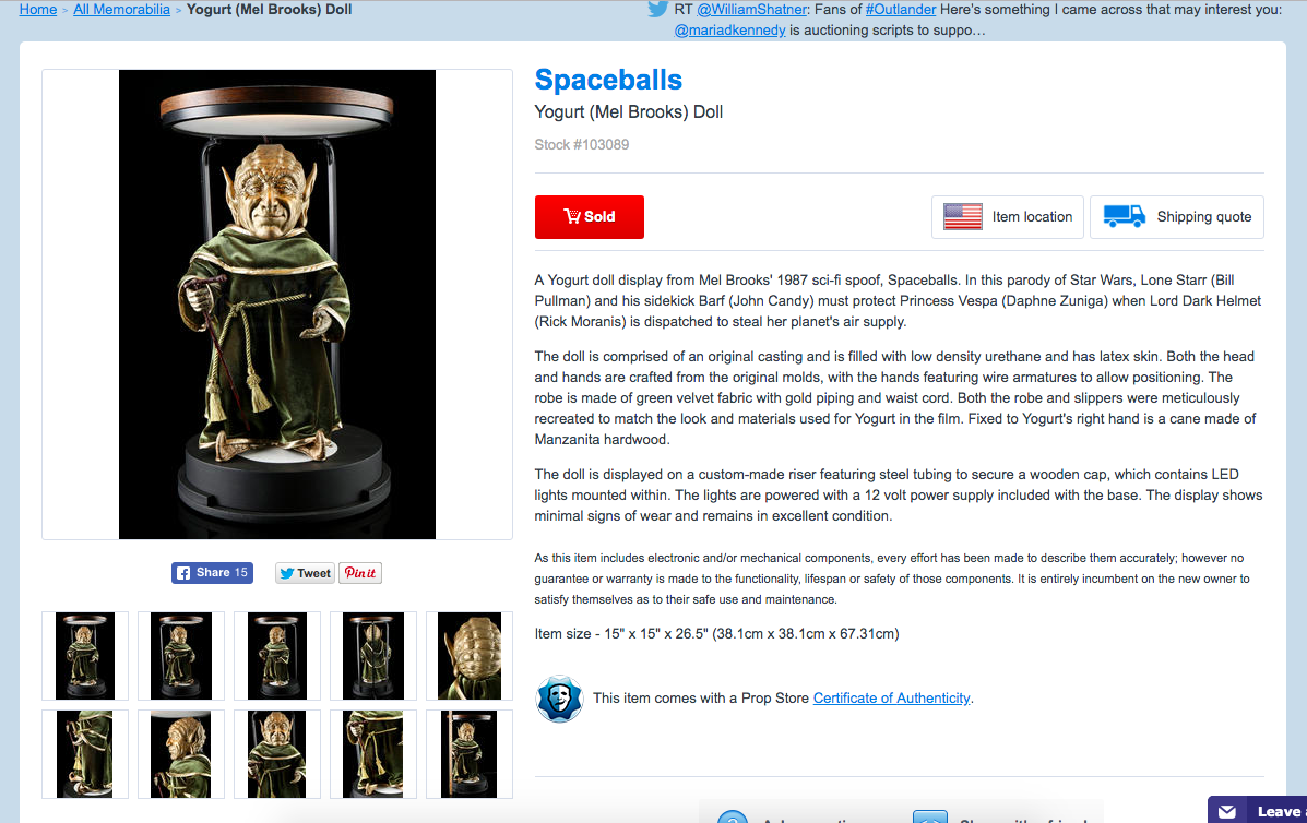 spaceballs yogurt doll ebay