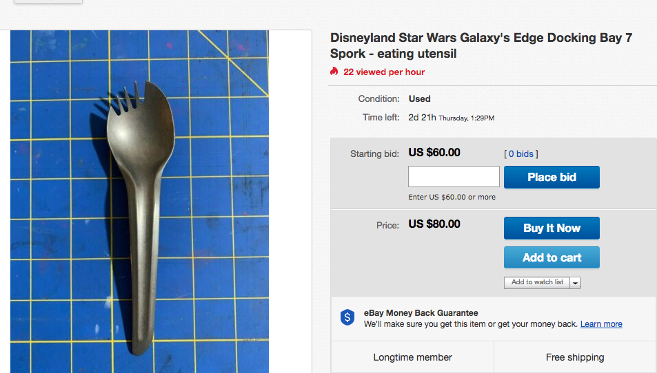 ebay galaxy's edge spork