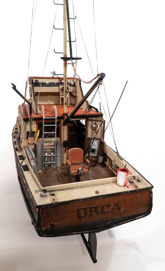 "Orca" Pre-Order Ships Late MAY "Jaws" Model wooden fishing boat 15” 
