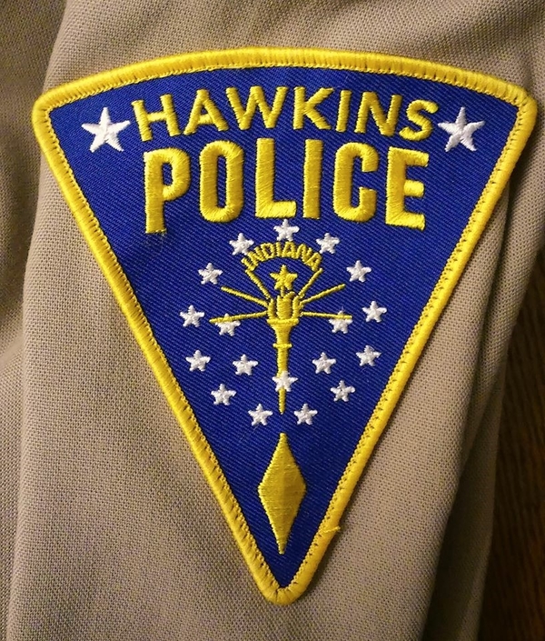 Stranger Things Patch Hawkins Police 5 inches tall cosplay prop costume 