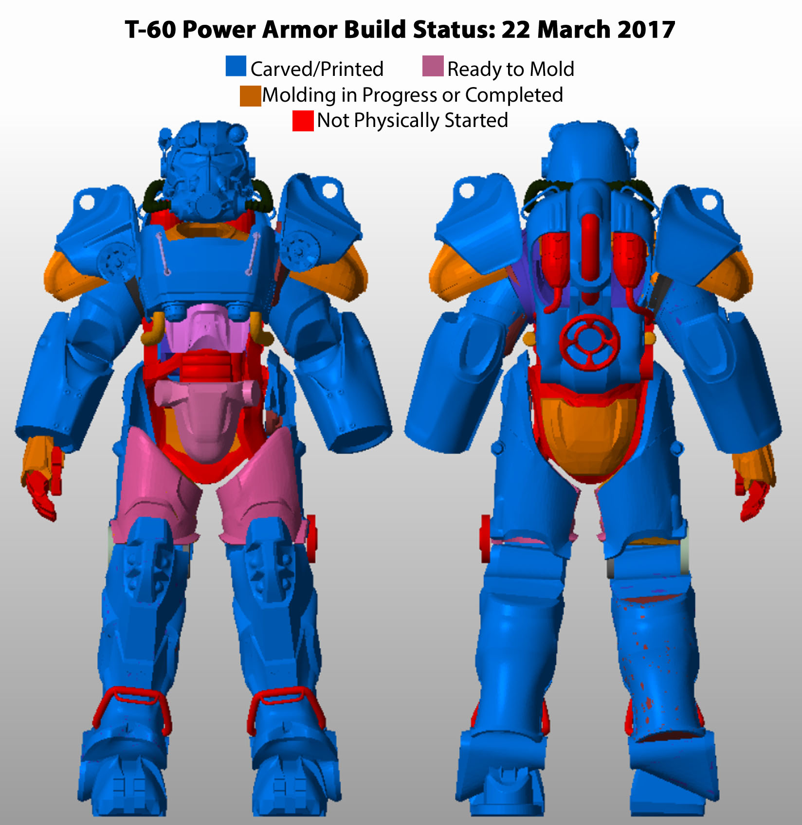 Thorssoli S T 60 Power Armor Build From Fallout 4 Rpf Costume And Prop Maker Community