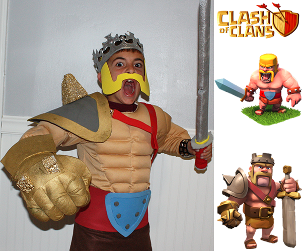 2014 Halloween Costume Contest Entry Clash Of Clans Barbarian King Kids Costume Rpf Costume And Prop Maker Community