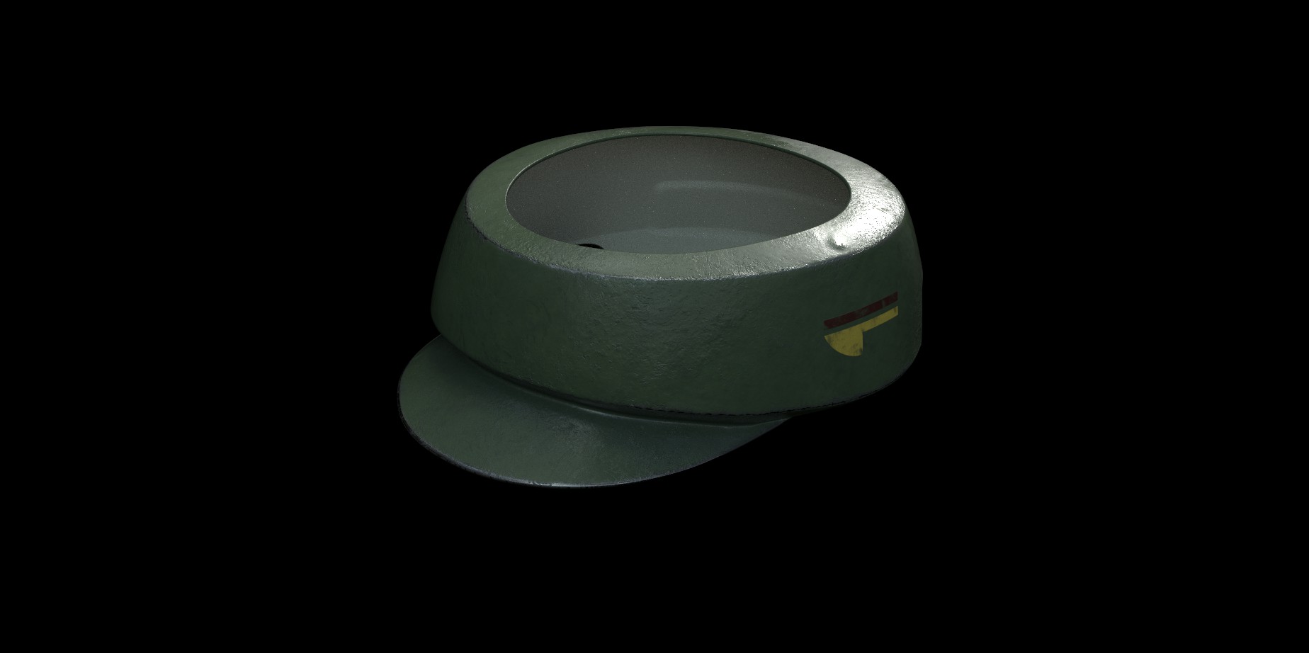 3/4 view of V1 Helmet