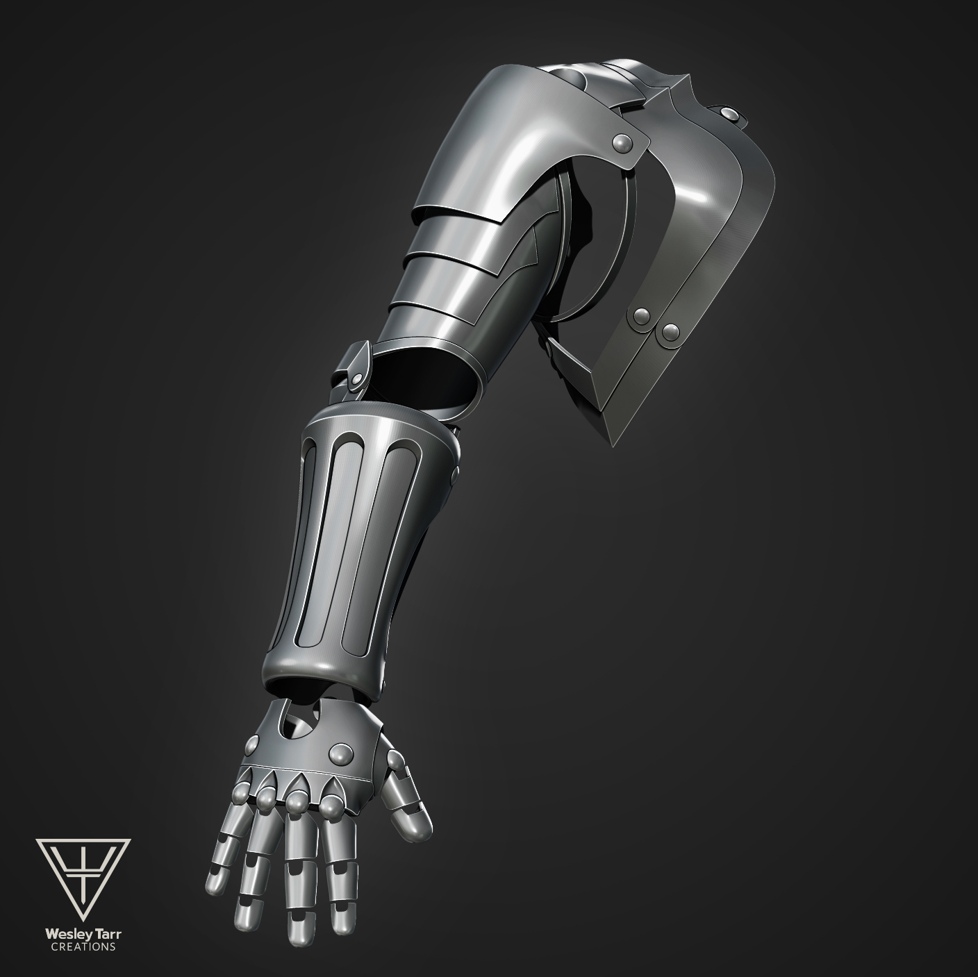 Wesley Tarr Creations Edward Elric Automail 3d print.jpg