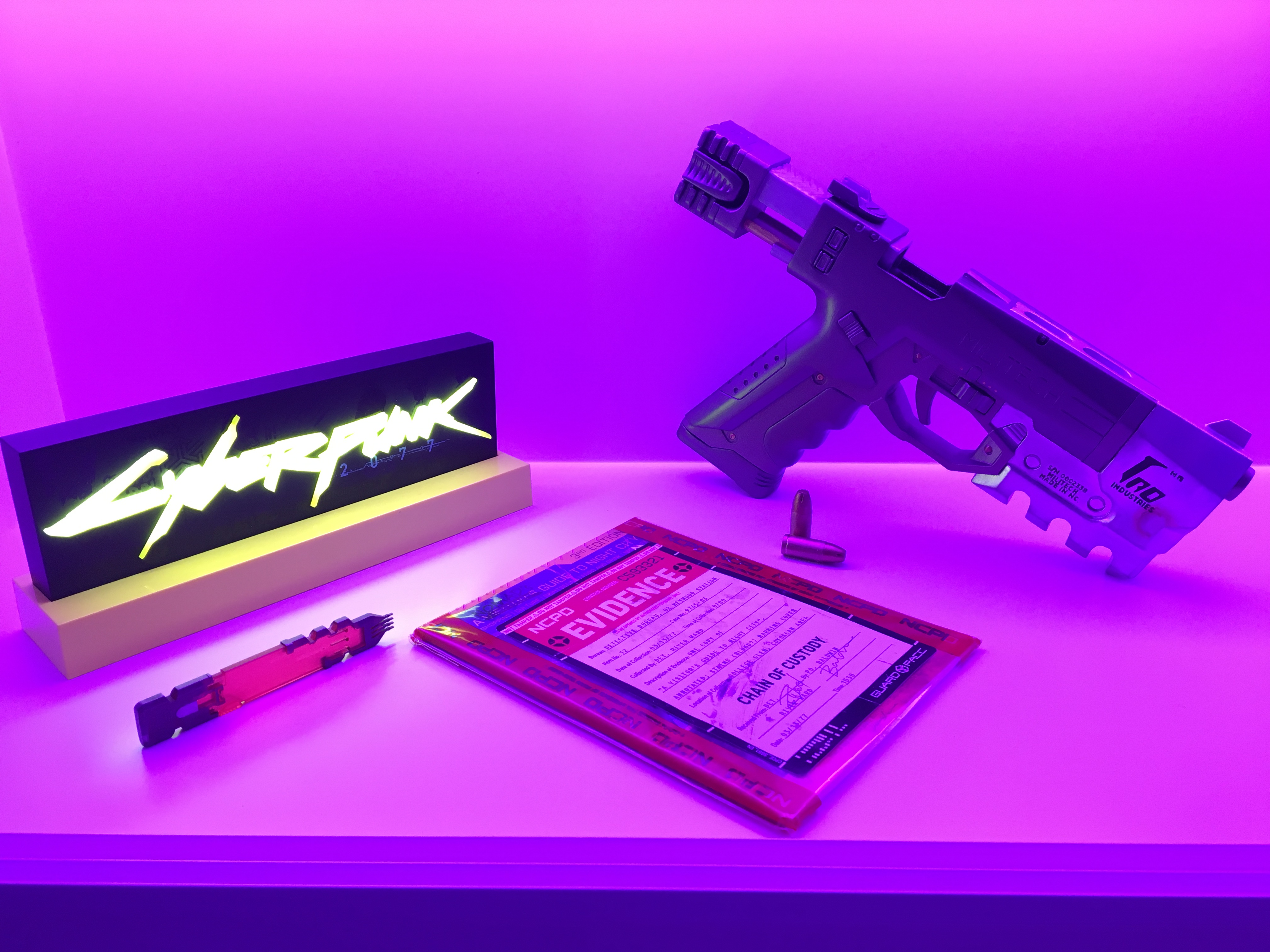 Realistic Custom Painted NERF Gun Cosplay/ Halloween Cyberpunk