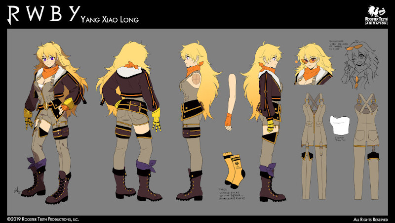 RWBY volume 7 Yang costume WIP RPF Costume and Prop Maker Community