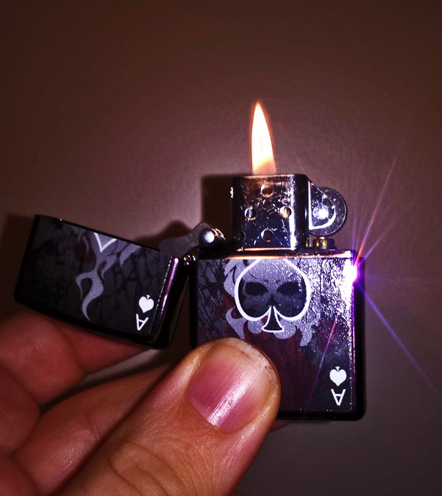 Zippo Purple Ace Lighter Lit s.jpg