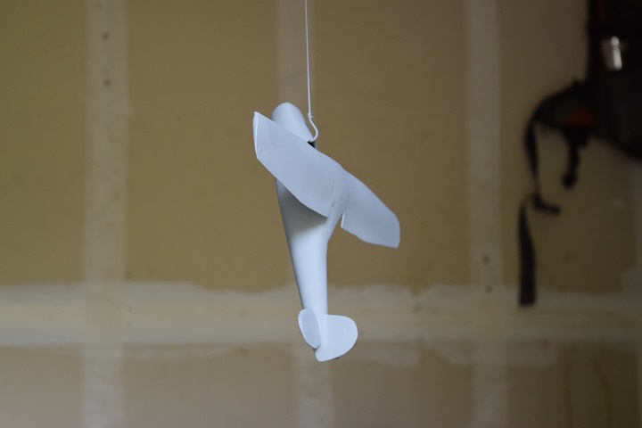 08
Balsa wood tail, carved by a friend of mine. Mike is a hero.