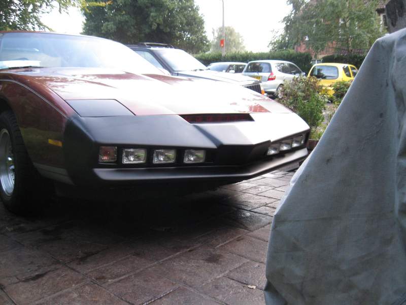 1989 Pontiac with Knight rider Front end, remote scanner light and sound.
