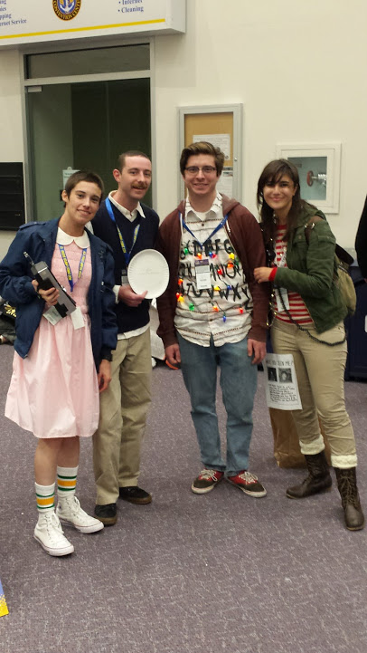 2016/11/12 Meeting other Stranger Things fans at RICC 2016, my friend Pete is standing right next to me dressed as Mr. Clarke.