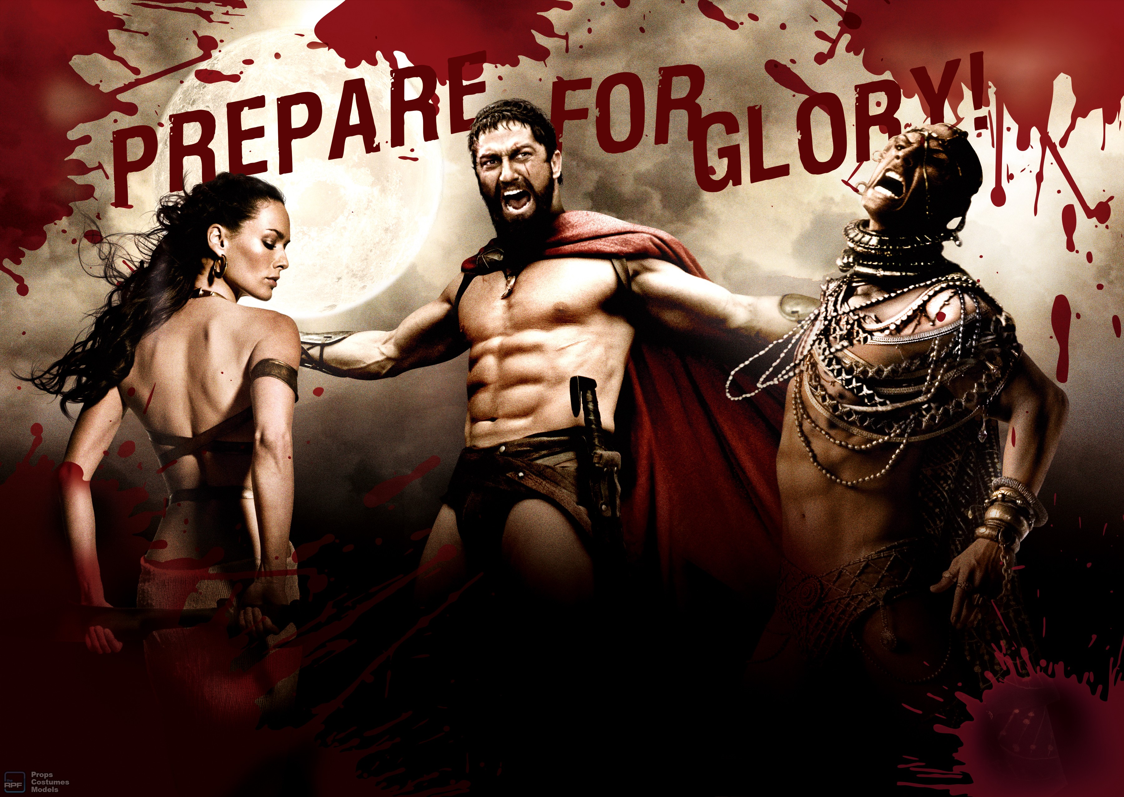 300 - Queen Gorgo, King Leonidas and Xerxes