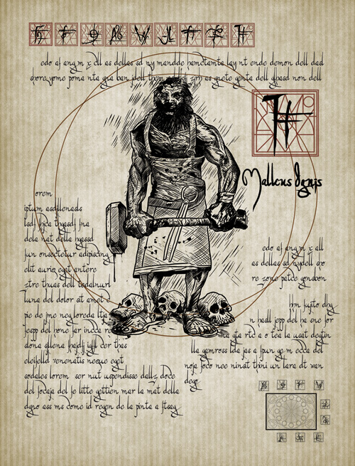 A page from my Black Zodiac replica, full resolution downloads over here: http://elderprops.tumblr.com/black-zodiac