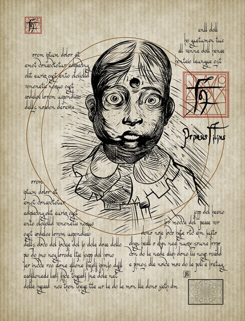 A page from my Black Zodiac replica, full resolution downloads over here: http://elderprops.tumblr.com/black-zodiac