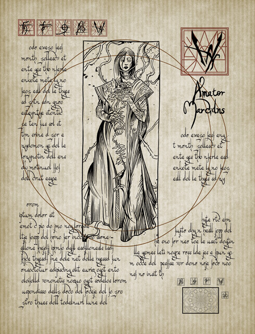 A page from my Black Zodiac replica, full resolution downloads over here: http://elderprops.tumblr.com/black-zodiac