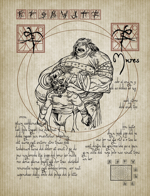 A page from my Black Zodiac replica, full resolution downloads over here: http://elderprops.tumblr.com/black-zodiac