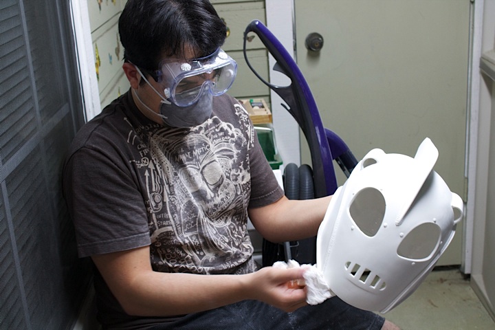 ACME. Monsters in Motion mold, Rocketeer helmet - Progress