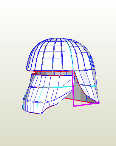 Adaptations I made to pepakura file