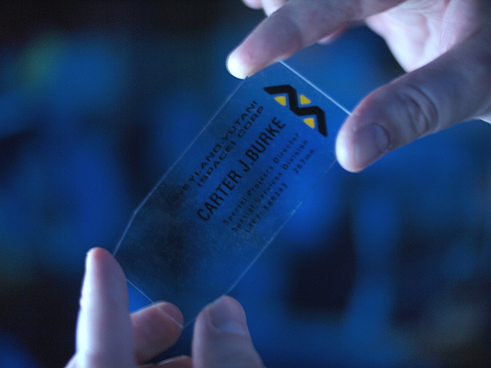 Aliens - Burke's Business Card