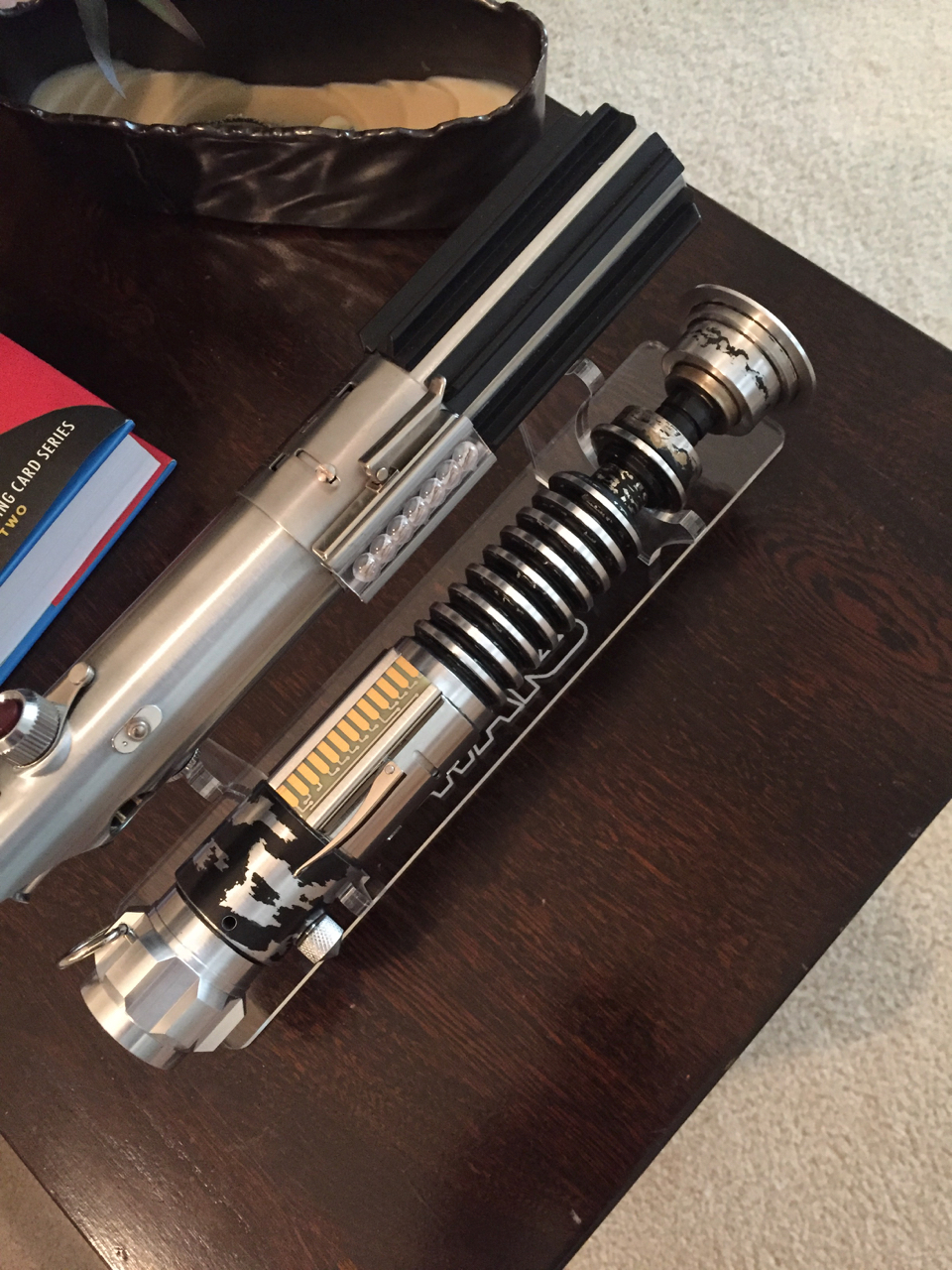 Anakin Starkiller Unibody V2 from 2017, alongside a Romans ANH Graflex.