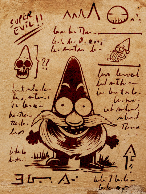 And example of a page I invented for my Gravity Falls replica. Inner pages on black and white hi res can be downloades over my site: http://elderprops