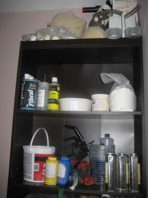 and more supplies...and this is just my indoor hobby room lol