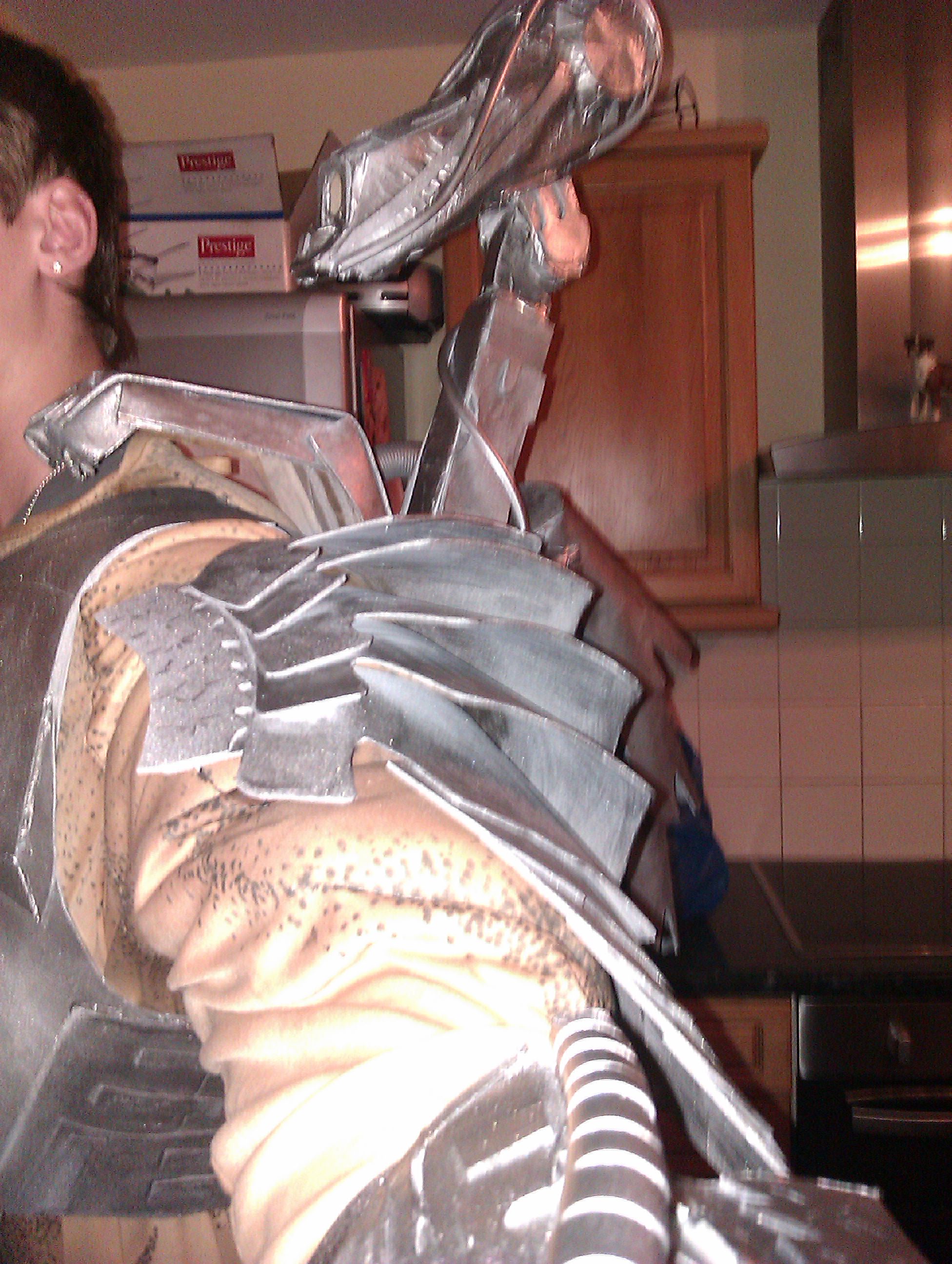 Armour on skin test shot