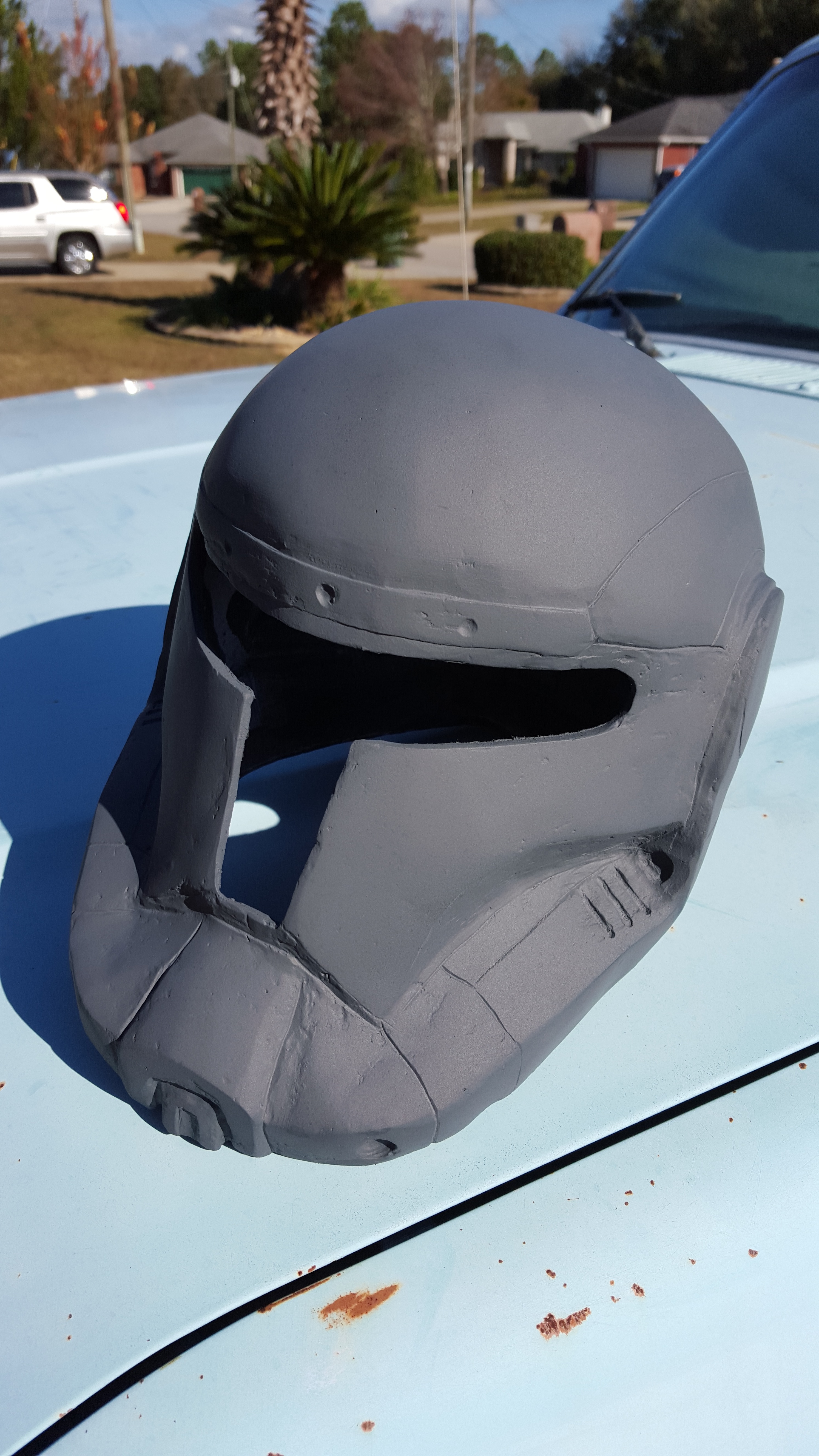 :ast primer coat and sanding front