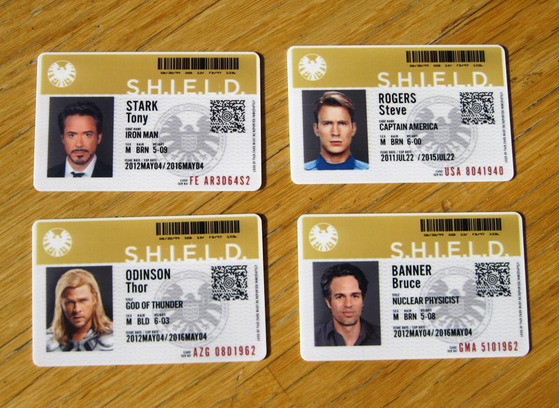 Avengers Non Shield Set