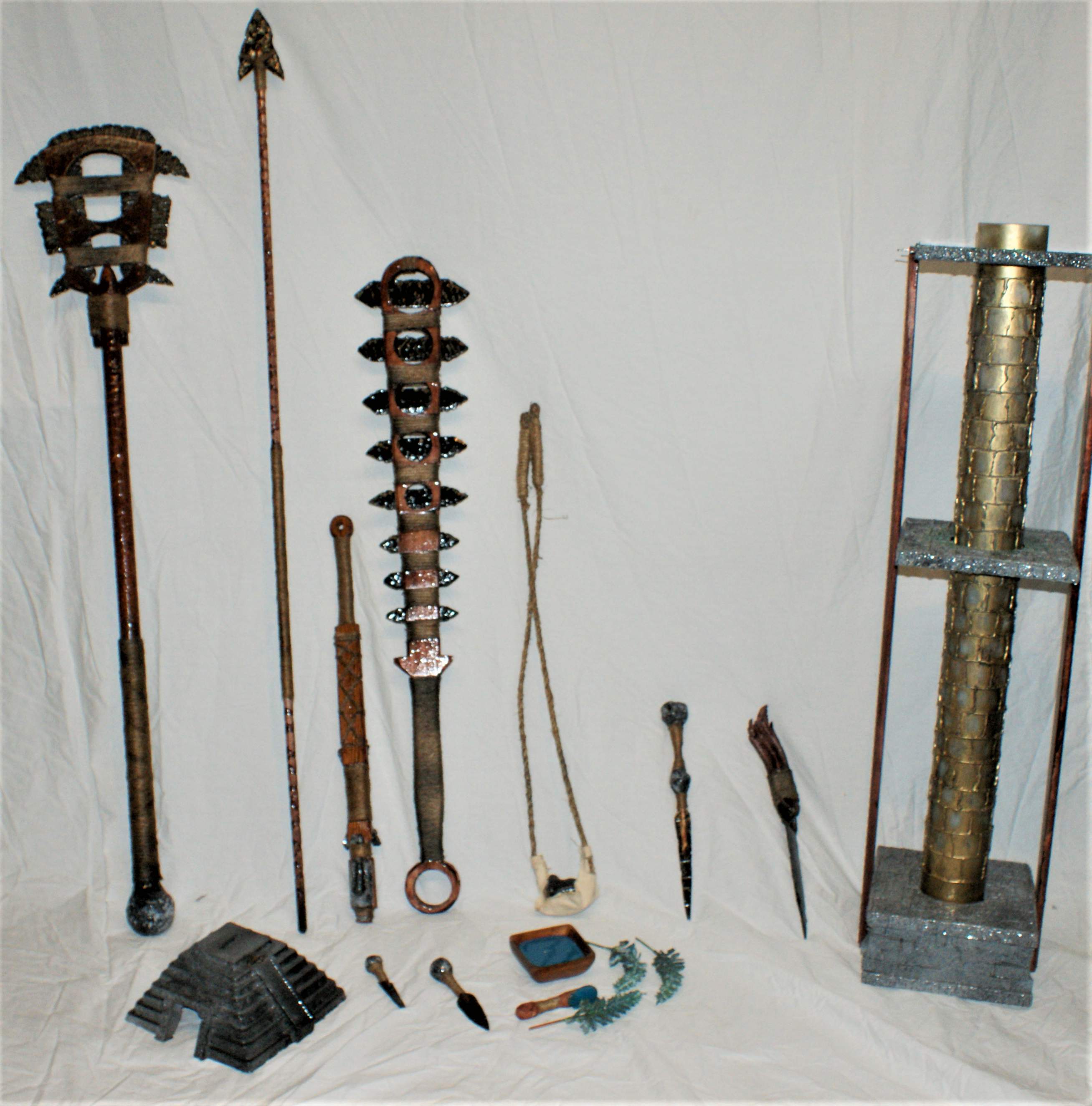 Aztec Display Pulled Apart