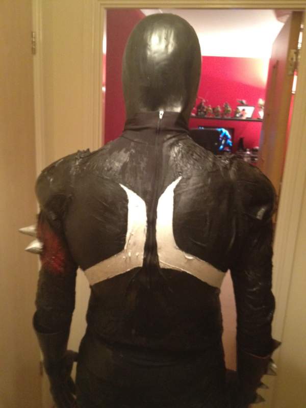 Back of suit