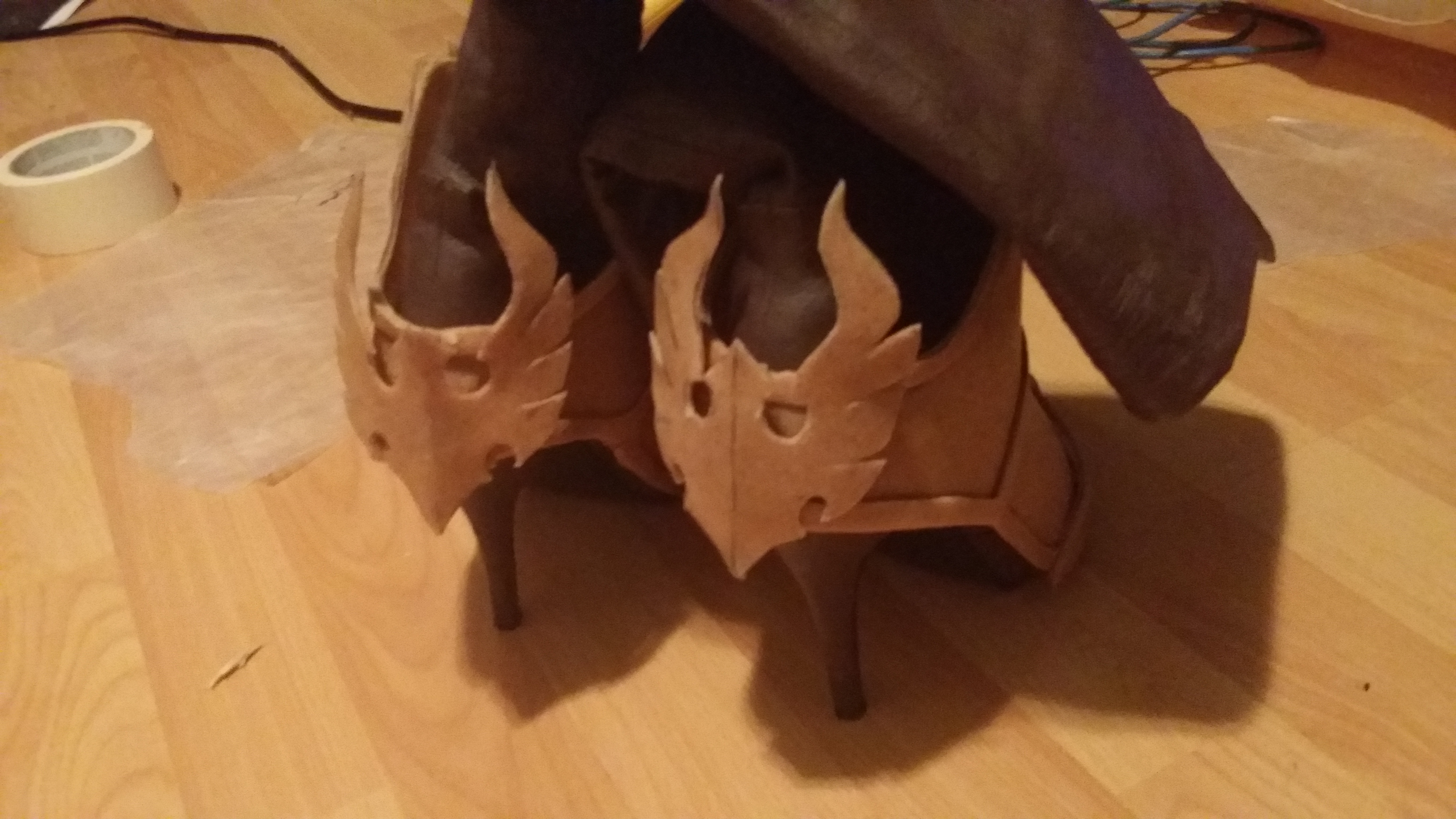 backshot of shoes
