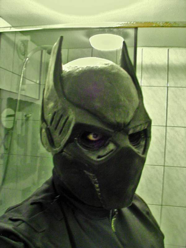 batman latex battle mask by lionback