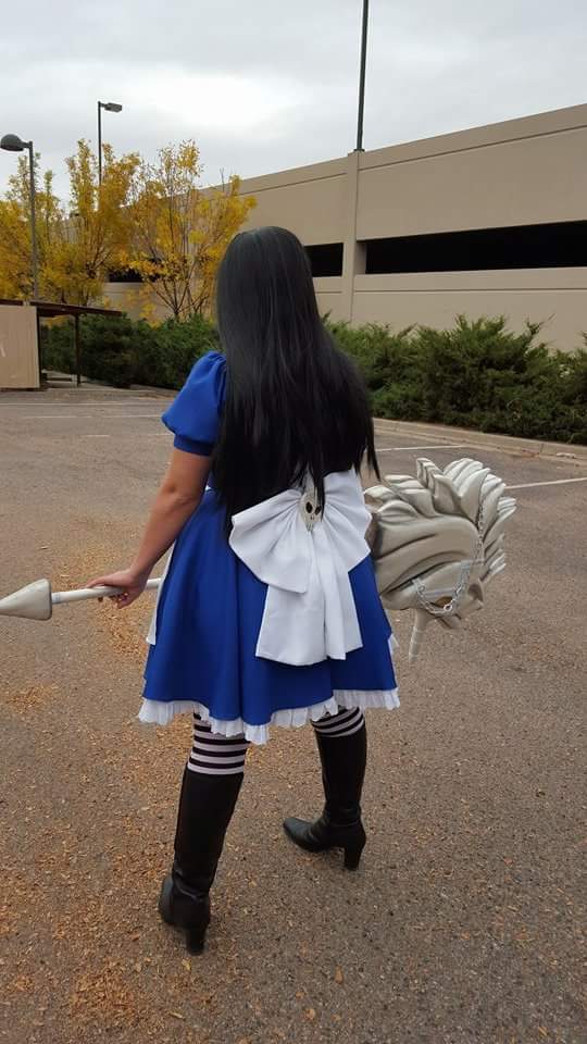 Beautiful shot of my cosplay from behind.

(photography by Barbie Lopez)