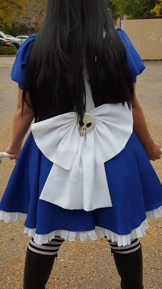 Beautiful shot of my cosplay from behind.

(photography by Barbie Lopez)