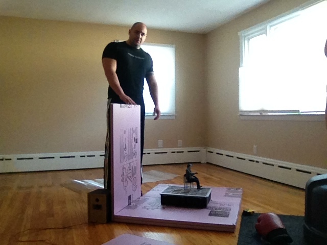 Begining the Batcave from TDKR