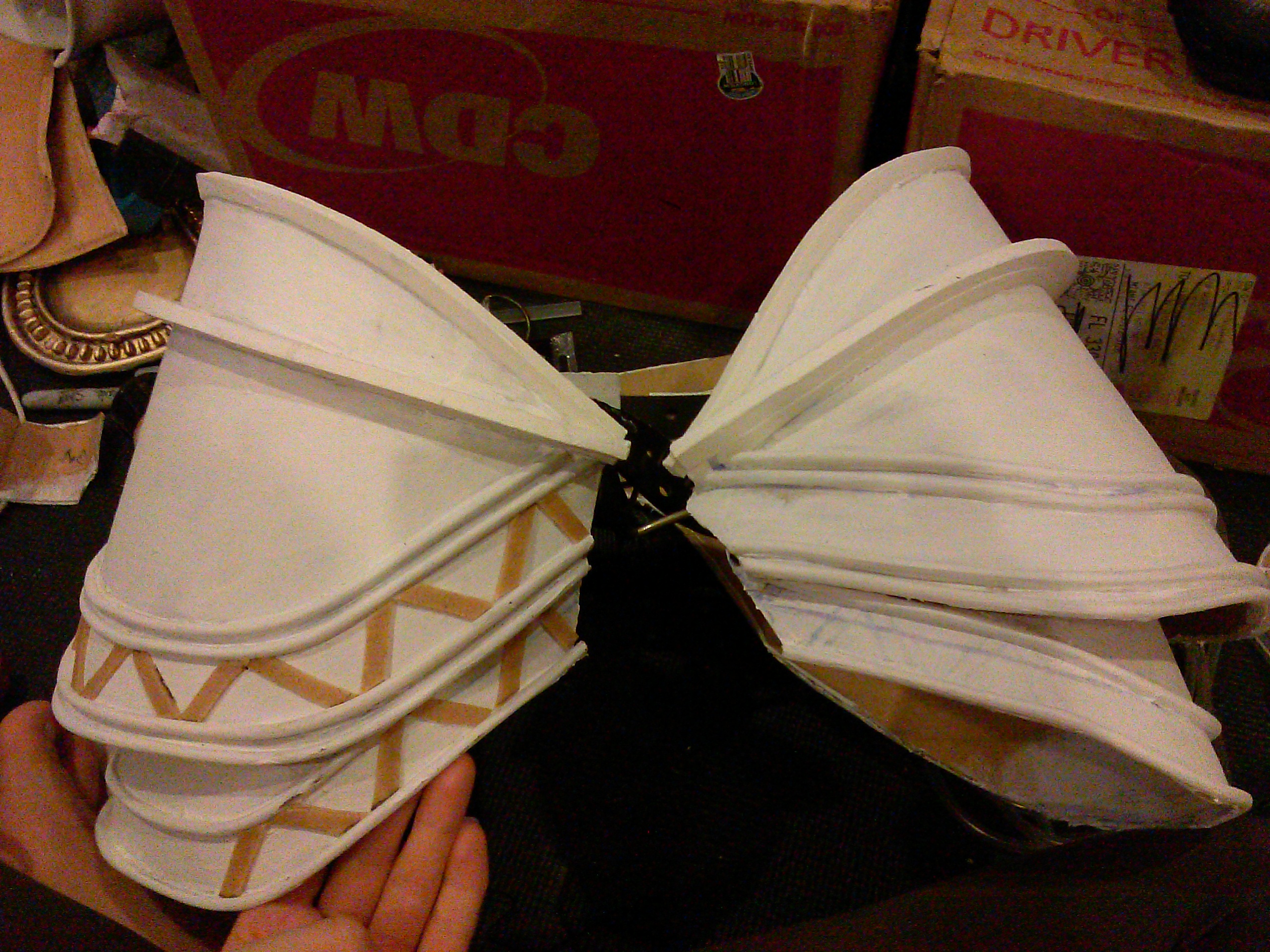 belt sanding and detail adding