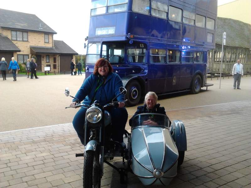 Biker and Nite Bus