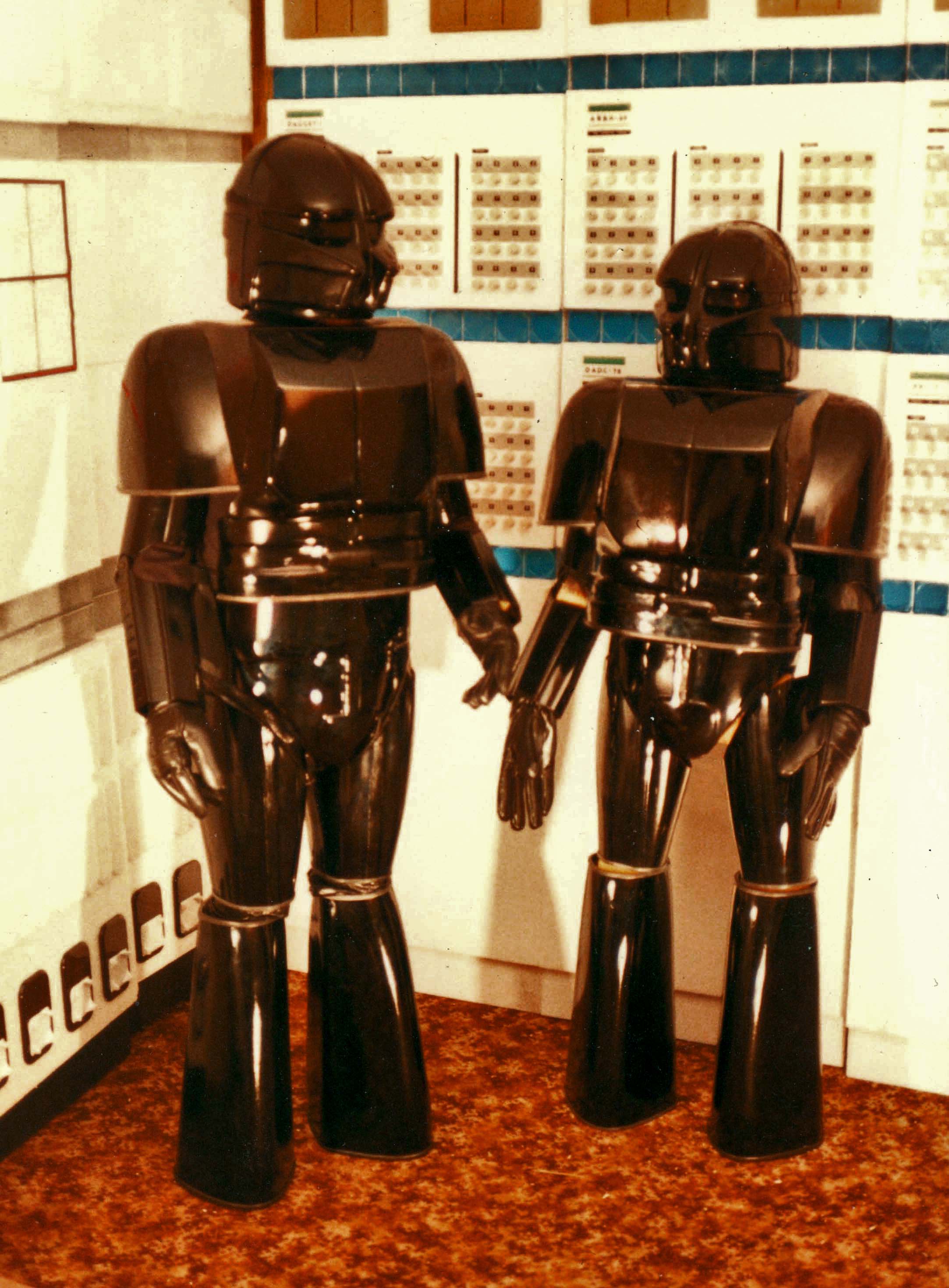Black Robot costumes 
all vac formed suits for an Indie Film