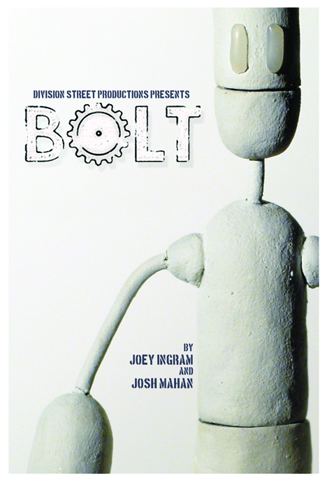 Bolt - movie poster for one of my short films.