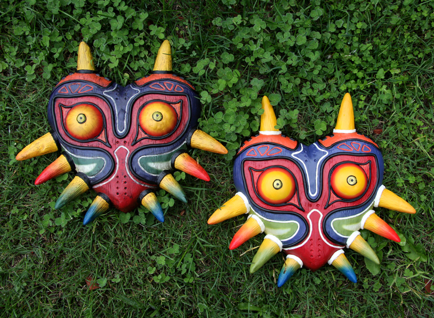 Both versions of the mask.