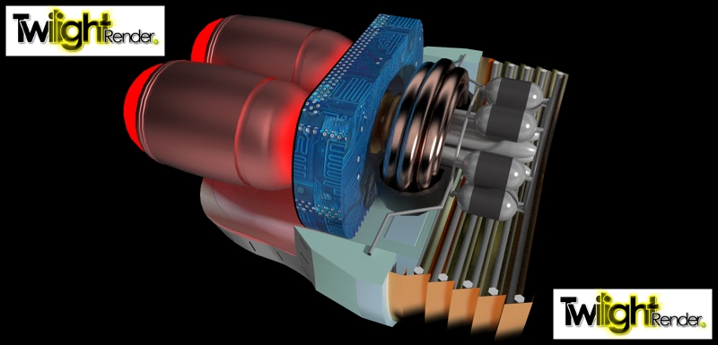 bussard collector cutaway